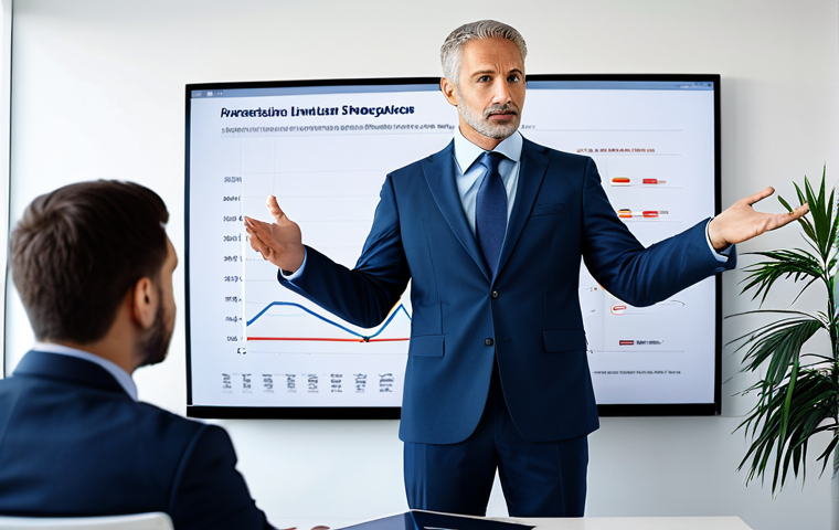 **
"A professional financial advisor in a modern office, fully clothed in a modest business suit, explaining investment strategies with a graph on a screen, appropriate content, safe for work, perfect anatomy, correct proportions, professional, well-formed hands, proper finger count, natural body proportions, family-friendly."
**